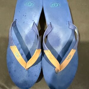UGG Sand and Sky Blue Sandals